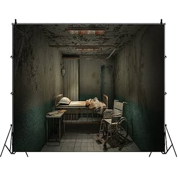 Amazon | SADFA 10x8フィート ハロウィンテーマ 写真背景 怖い